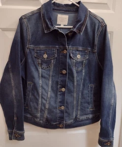 Torrid Trucker Blue Jean Jacket Size 1 Women's 14-16 New With Tags - Picture 1 of 12