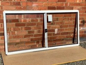 860h x 1810w BRAND NEW Aluminum Sliding window TEXTURA® White Clear Float - Picture 1 of 4