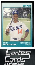 Eric Mangham 1988 Star Vero Beach Dodgers #13  Los Angeles Dodgers