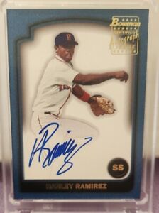 2003 Bowman Signs of the Future HANLEY RAMIREZ On Card Auto RC