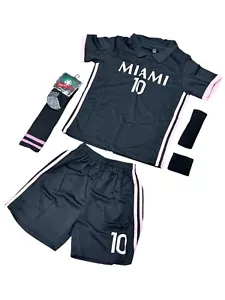 Maglia calcio giovanile, nera per bambini n.10 maglia sport outdoor - Foto 1 di 1