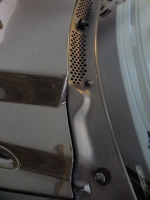 94-04 Ford Mustang Black Windshield Wiper Delete Caps (Set of Two) - Image 1 of 4