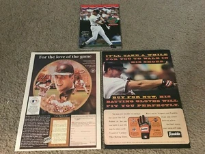 Vintage CAL RIPKEN JR. Poster Print Ads Lot TRUE VALUE OPENING DAY FRANKLIN - Picture 1 of 1