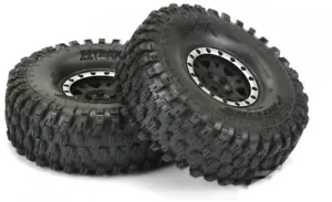 1/10 Pro Line Hyrax G8 F/R 1.9 Crawler Trs Mounted 12mm Blk/Slvr Imp - Picture 1 of 5