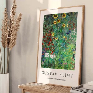Gustav Klimt, Farm Garden Poster Premium Quality Choose your Size - Picture 1 of 3