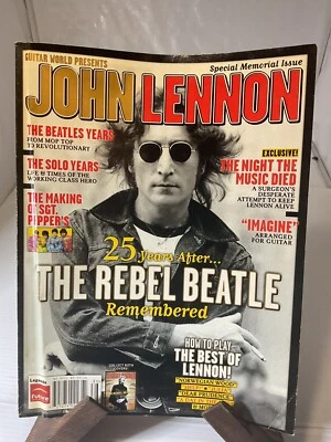 2006 GUITAR WORLD Magazine memorial ed. Presents JOHN LENNON, 25 Years After. Foto 1 de 4