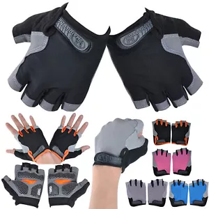 GEL Fitness-Handschuhe Trainingshandschuhe Sporthandschuhe Fitness Gym Fahrrad - Bild 1 von 44
