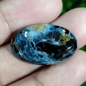 21,00 Karat echter namibischer Pietersite loser Edelstein ovaler Cabochon 27X16X5,5 mm - Bild 1 von 6