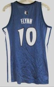 MAGLIA DA STRADA ADIDAS MINNESOTA TIMBERWOLVES JONNY FLYNN BLU GRANDE - Foto 1 di 8