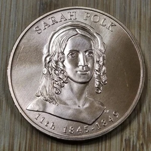 2009 U.S First Spouse Bronzemedaille - Sarah Polk - Bild 1 von 2