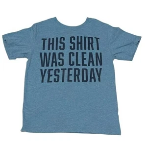 Children's Place Kids Tee Size Small Blue Graphic Print Short Sleeve - Picture 1 of 3