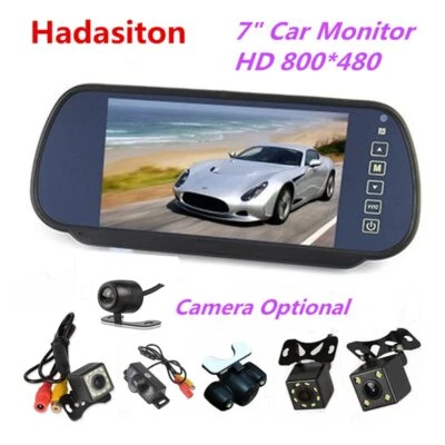 Reverse Parking 7 inch TFT LCD Monitor rear mirror Night Vision Rear camera - Image 1 of 4