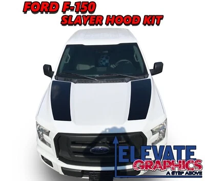 Calcomanías adhesivas rayas vinilo capó Raptor gráficos para Ford F-150 2015-2020 Foto 1 de 4