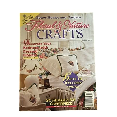Better Home's and Gardens Floreale Natura e Artigianato Marzo 1997 Rivista Artigianale - Immagine 1 di 3