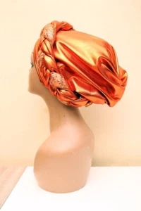 Women Sequence Twist Turban - Picture 1 of 3