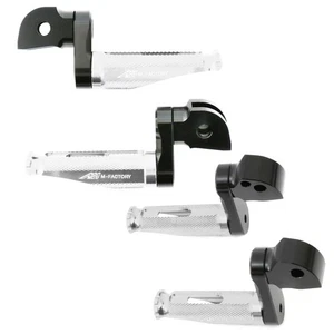 Silver MFP Front Rear 25mm Lowering Foot Pegs For ZX-10R Ninja 16 17 18 19 20 - Bild 1 von 6