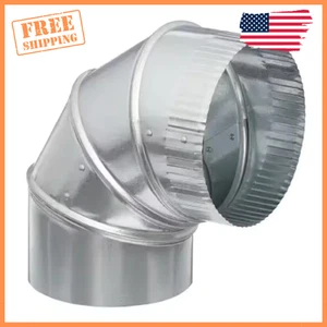 Codo de conducto flexible ajustable redondo de acero galvanizado de 90 grados 12 pulgadas NUEVO - Imagen 1 de 6