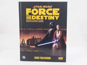 STAR WARS FORCE AND DESTINY RPG CORE RULEBOOK. GREEN 1938 - Picture 1 of 3