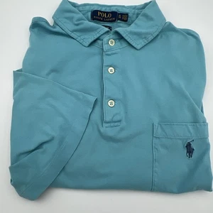 Ralph Lauren Polo Erwachsene XL Kurzarm Hemd Classic Fit Blau Herren - Bild 1 von 8