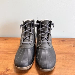 Sperry Womens Syren Gulf Fleece Lined Duck Casual Boots Ankle Low Heel Size 7.5 - Picture 1 of 10