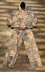 Cabela’s Dry Plus Pants Jacket Mens XL Skyline Camo Hunting Vtg 90s Outfit Deer - Picture 1 of 17