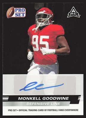 2022 Pro Set Draft #PSA-MG2 Monkell Goodwine Autographs AU - Image 1 of 2