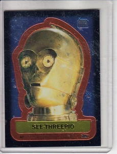 1999 Topps Star Wars Chrome Archives Chromium #D7 - SEE-THREEPIO   C-3PO - Picture 1 of 1