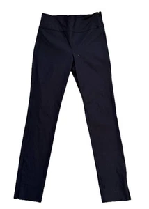 Athleta Wander Slim Hose Knöchel Seitenreißverschluss Seitentaschen Stretch schwarz Damen Gr. 2 - Bild 1 von 10