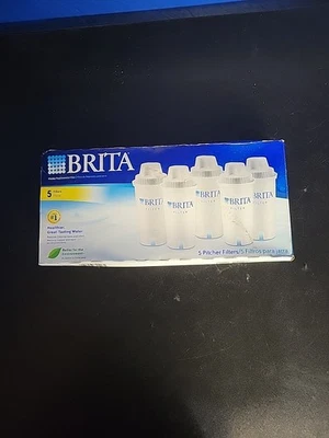 Brita Pitcher Replacement Filters 5-Pack New In Box - Image 1 of 4