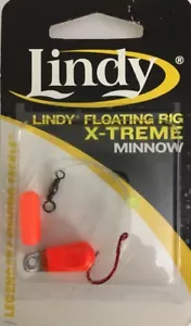Lindy Floating Rig X-Treme Minnow RC090/CD0112-RARE VINTAGE COLLECTIBLE-SHIP N24 - Imagen 1 de 12