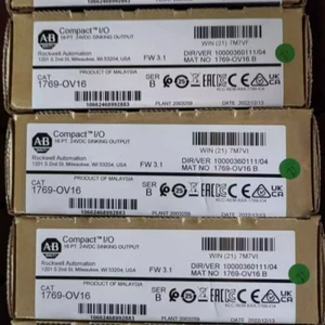 1769-OV16 New Allen-Bradley AB CompactLogix 16 Pt 24VDC Sink D/O Module 1769OV16 - Picture 1 of 3
