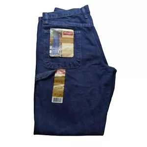 Wrangler Relaxed Fit Carpenter Jeans Classic Blue Men's 32x34 NWT - Picture 1 of 4