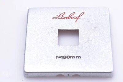✅ LINHOF 180MM 6X6 LENS VIEW FRAME MASK TECHNIKA IV III 2X3” 6X9CM RANGE FINDER - Image 1 of 2