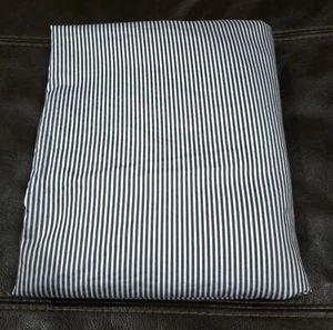 Brooklinen Luxe Sateen Duvet Cover Queen/Full Cotton Graphite Stripe #374 $199 - Picture 1 of 7