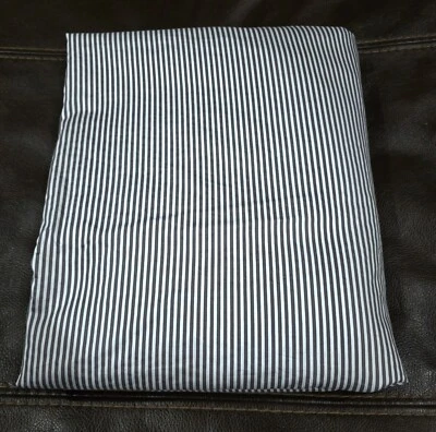 Brooklinen Luxe Sateen Duvet Cover Queen/Full Cotton Graphite Stripe #437 $199 - Image 1 of 4