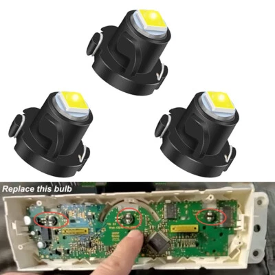 3Pcs LED Light Bulb NOS For Hummer H3  2005-2010 Heater A/c Climate Control Bulb - Image 1 of 4