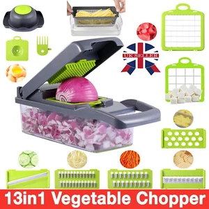 Vegetable Chopper,Food Choppers Onion Chopper Veggie Slicer Cutter Dicer Kitchen - Picture 1 of 15