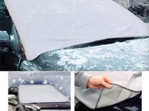 COPERCHIO PARABREZZA AUTO MAGNETICO SCUDO ANTIGELO NEVE POLVERE SOLARE PROTEZIONE DALLE INTEMPERIE  - Foto 1 di 4
