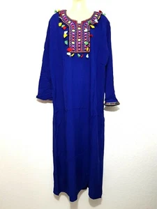 Abaya Robe Maxi Jellabiya Jellaba Djellaba Robe de Soirée Tricot Eid L - 3XL - Picture 1 of 2