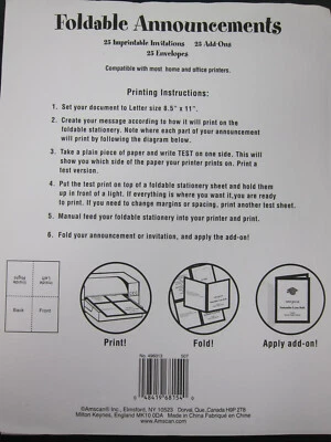 Amscan Printable Graduation Invitation Pack -- 12 Pack - Image 1 of 4