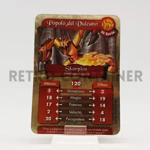 GORMITI Vintage Battle Cards - Card III Serie - Skorpios il Malvagio Pungitore - Imagen 1 de 1