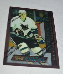 1996 TOPPS FINEST - RC MARCUS RAGNARSSON DEFENSE SAN JOSE SHARKS CARD # 76 - Bild 1 von 4