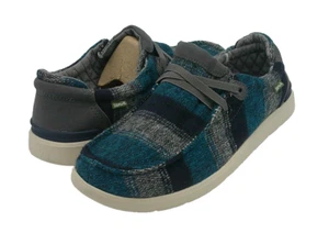 SANUK SHAKA lITE 2 SL BLANKET MEN LOAFER TEAL US 12 /UK 11 / EU 45 - Imagen 1 de 5