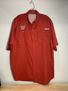 Columbia PFG shirt Red Large - Picture 1 of 9