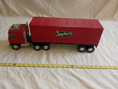 Vintage Nylint Steel seyferts Semi Truck, Made in USA. w/ opening back door. - Image 1 of 4