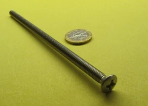 Oval Head Phillips Machine Screw 18-8 Stainless Steel, 1/4"-20 x 6.00" L, 5 pc - Picture 1 of 12