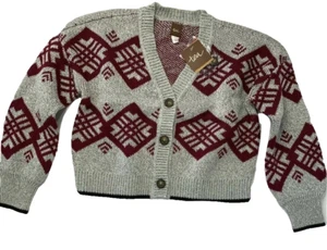 Cardigan pull fille S 4 5 gris Chimmi Choden garçon mûrier neuf avec étiquette collection thé - Photo 1/11