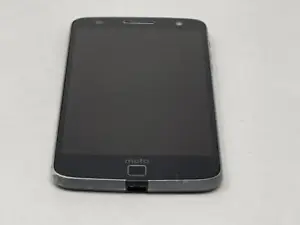 Motorola Moto Z Force Droid Verizon 32GB XT1650-02 Black Phone DEFECTIVE B1563 - Picture 1 of 4