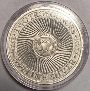 2 Feinunzen 0,999 Feinsilber MMXX Pecunia ölfrei - Bild 1 von 2