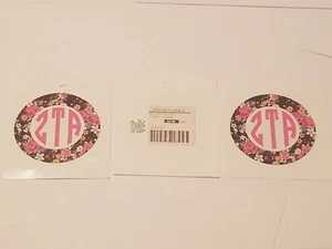 CONFEZIONE DA 3 ADESIVI ZETA TAU ALPHA per VETRO ESTERNO - Foto 1 di 2